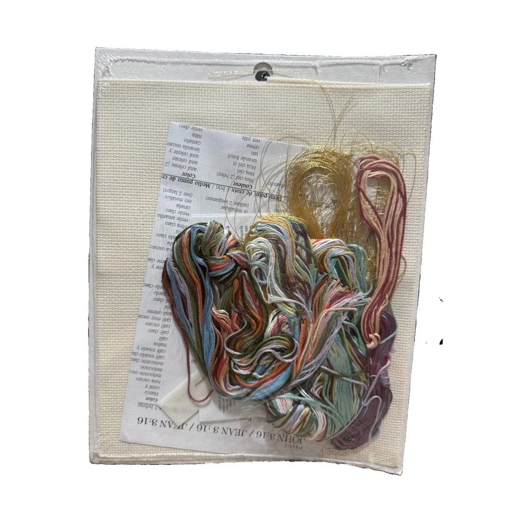 Designs for the Needle Praying John 3:16‎ Counted Cross Stitch Kit Jesus 114912